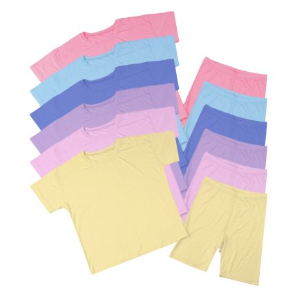 Unisex Long Sleeve O-Neck Bamboo Blend Pajama Set