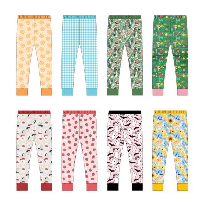 Customized Print Kids Pajama Pants