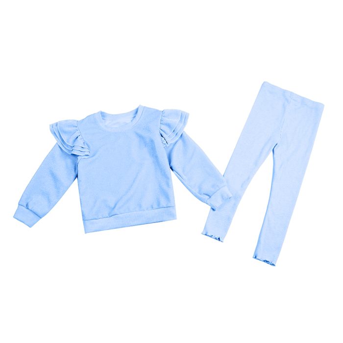 Spring Autumn Baby Girl 2 Piece Set Solid