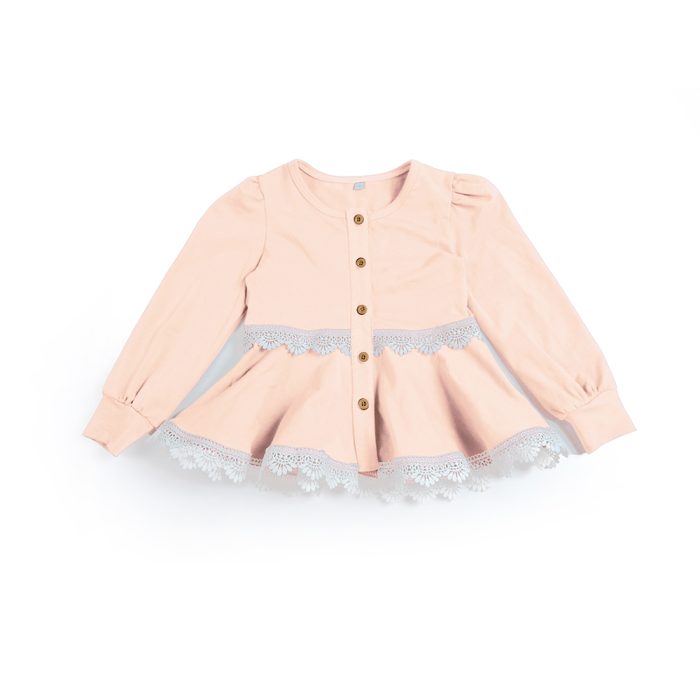 Autumn Ruffled Kid Girl Dress