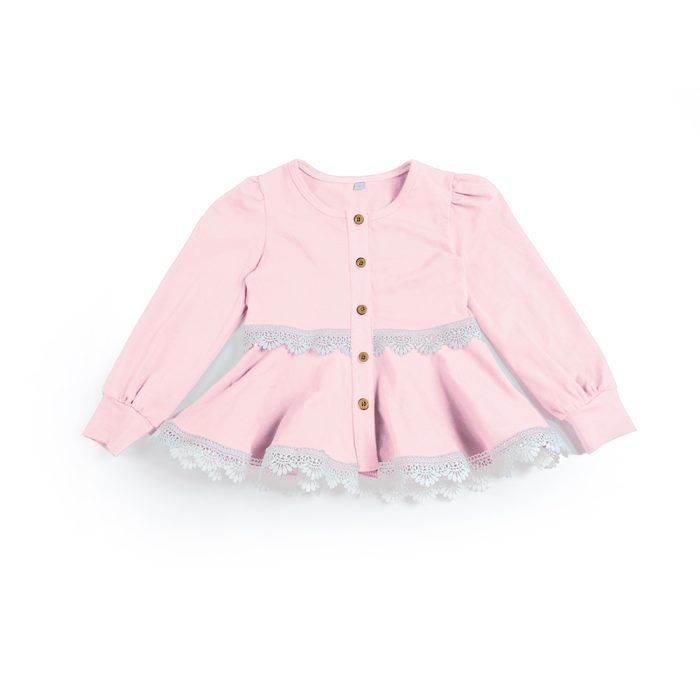 Autumn Ruffled Kid Girl Dress