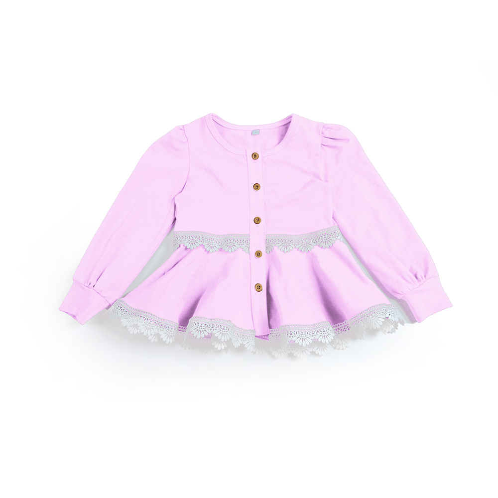 Autumn Ruffled Kid Girl Dress