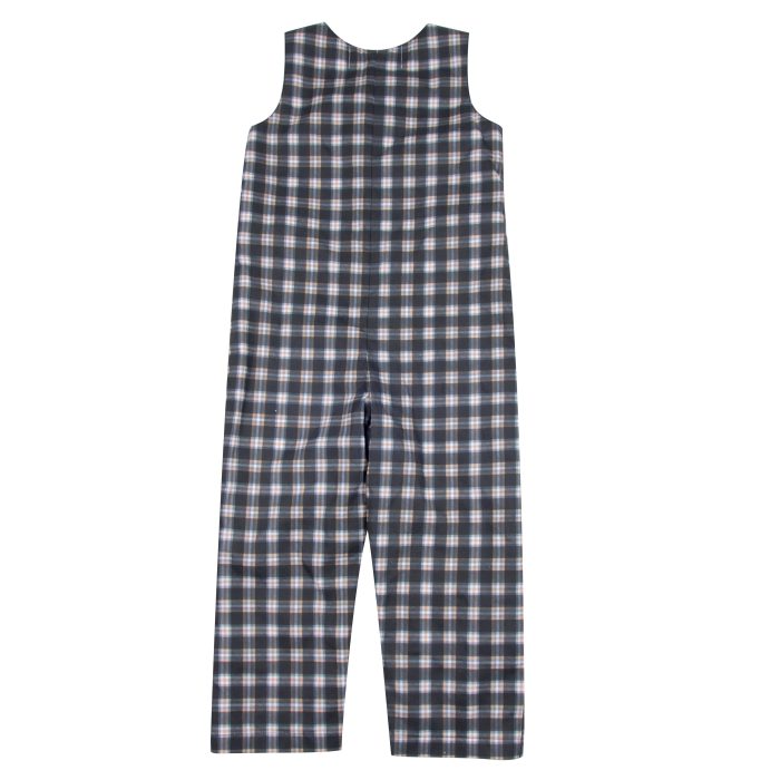Boys Plaid Jumpsuits