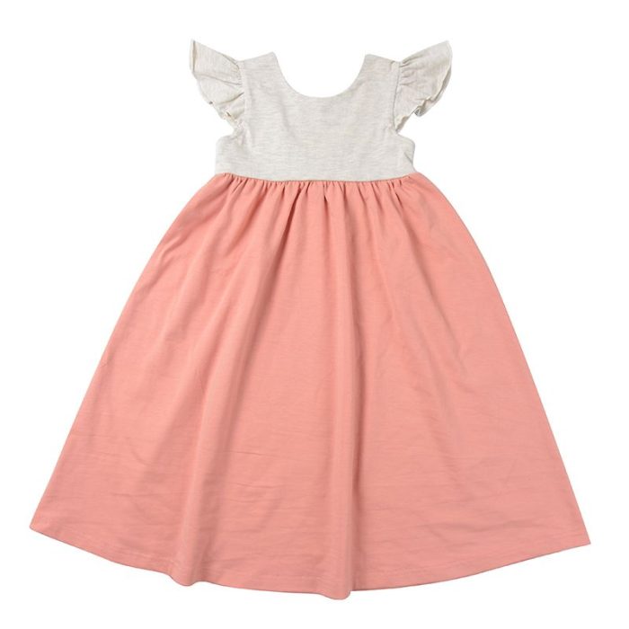 Ruffle Sleeve Girl Dress