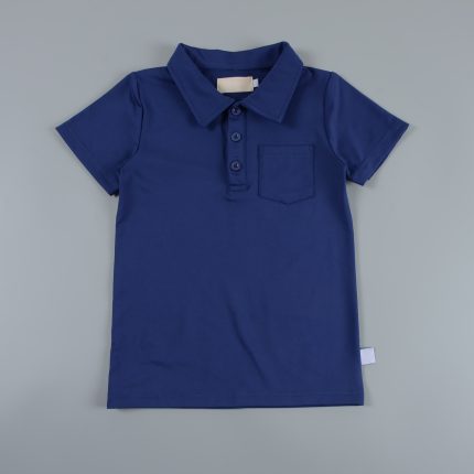Kid Boy Solid Polo Shirt