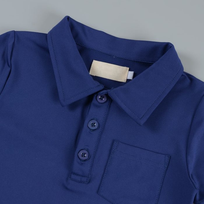 Kid Boy Solid Polo Shirt