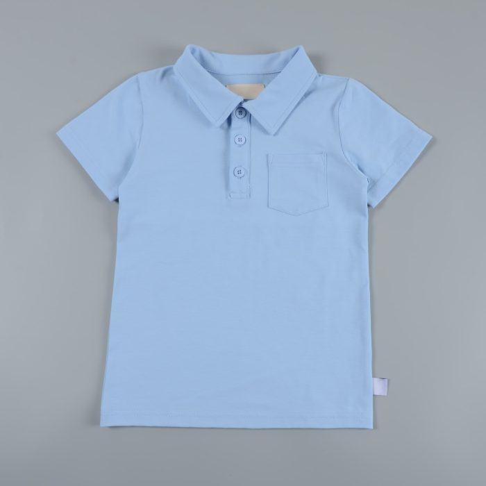 Kid Boy Solid Polo Shirt