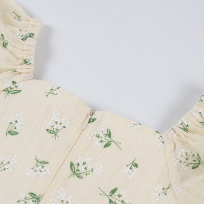 Summer Puff Sleeve Frock