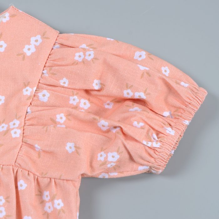 Floral Print Romper Girl