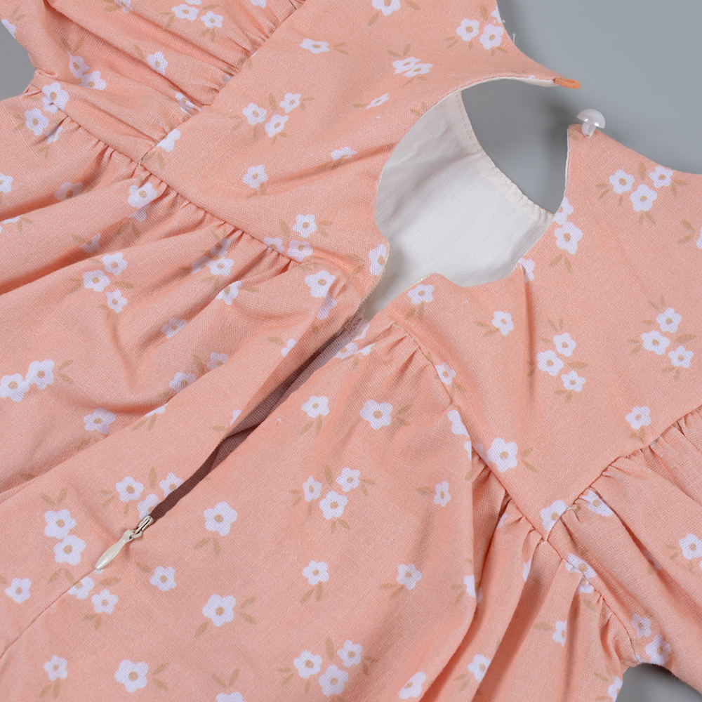 Floral Print Romper Girl