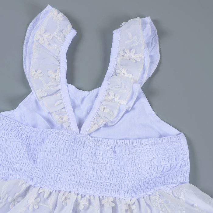 Girl Ruffle Neck Dress