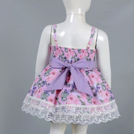 Baby Girl Halter Floral Dress Set