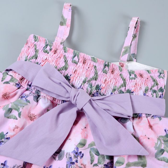 Baby Girl Halter Floral Dress Set