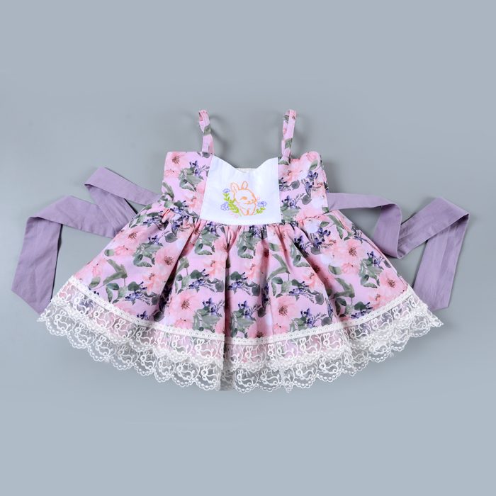 Baby Girl Halter Floral Dress Set