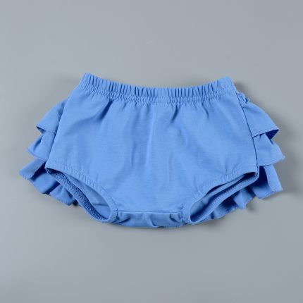 Kid Girl Summer Solid Ruffle Skirt