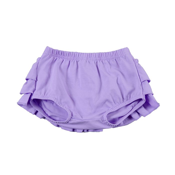 Kid Girl Summer Solid Ruffle Skirt