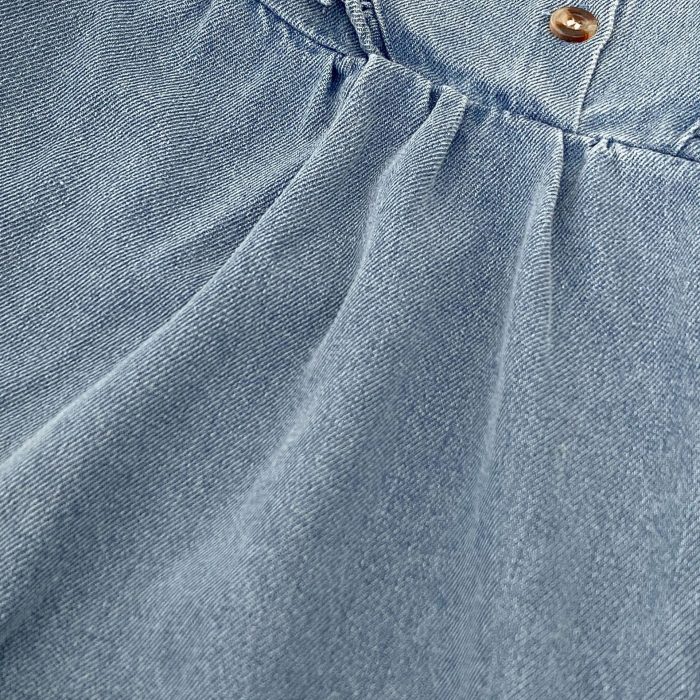 Casual Comfortable Kids Denim Dress