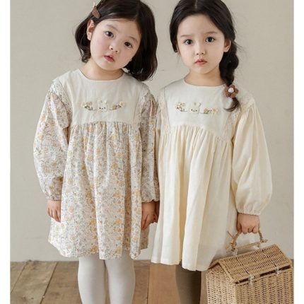 Vintage Spring Girl Dress