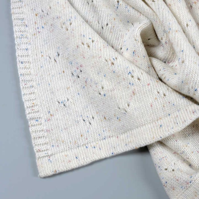 Kids Bedding Knitted Plain Blanket