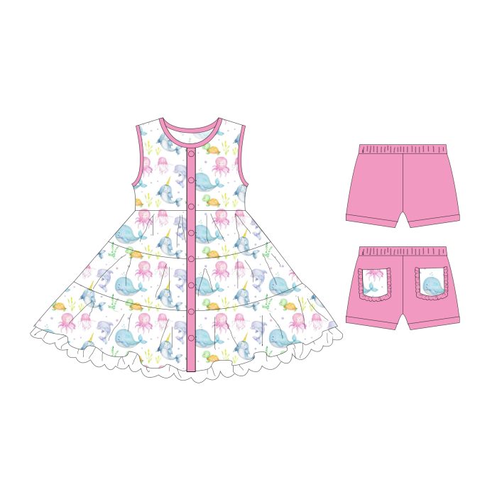 Sleep Dress Set for Kid Girl