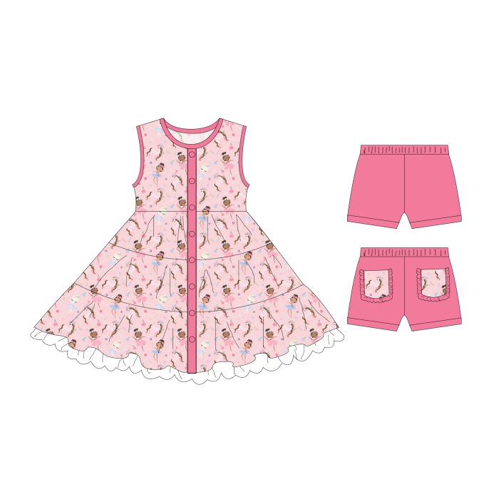 Sleep Dress Set for Kid Girl
