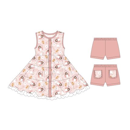 Sleep Dress Set for Kid Girl