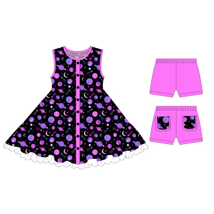 Sleep Dress Set for Kid Girl