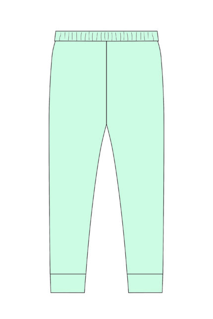 Custom Rib Cuff Cotton Kids Joggers