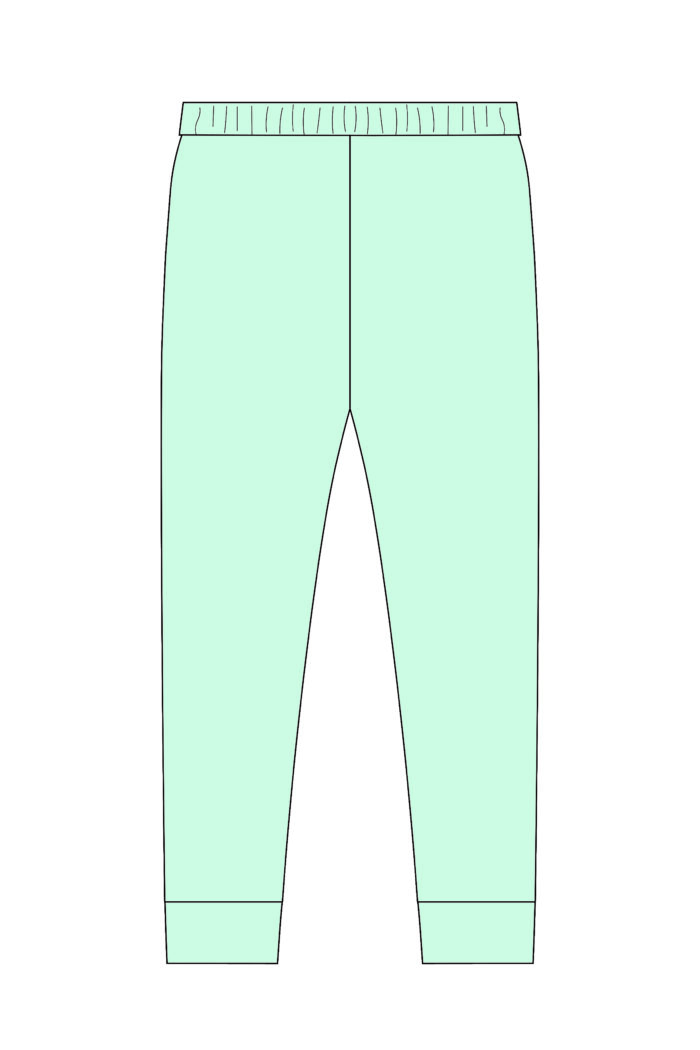 Custom Rib Cuff Cotton Kids Joggers