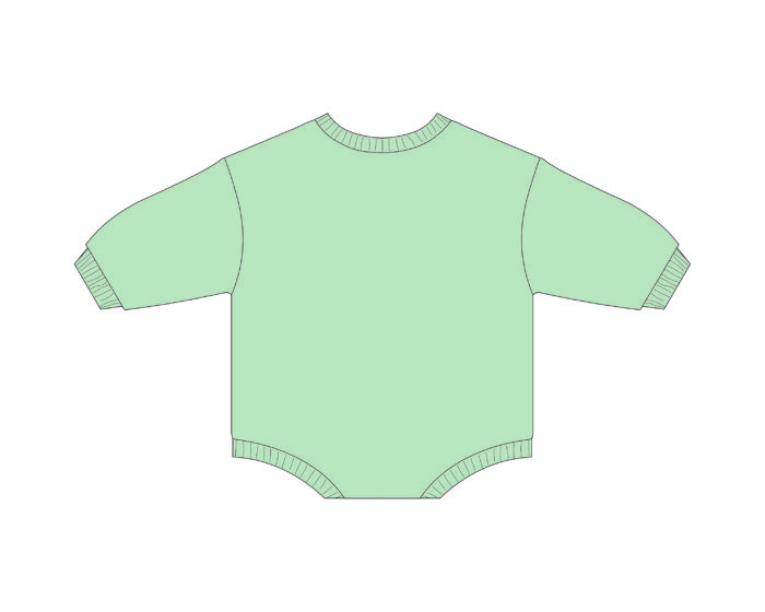 Customized Baby Rompers With Snap Button