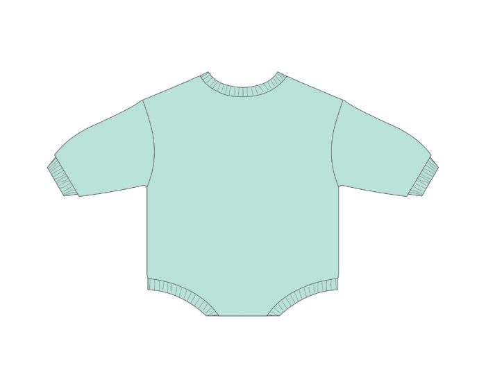 Customized Baby Rompers With Snap Button