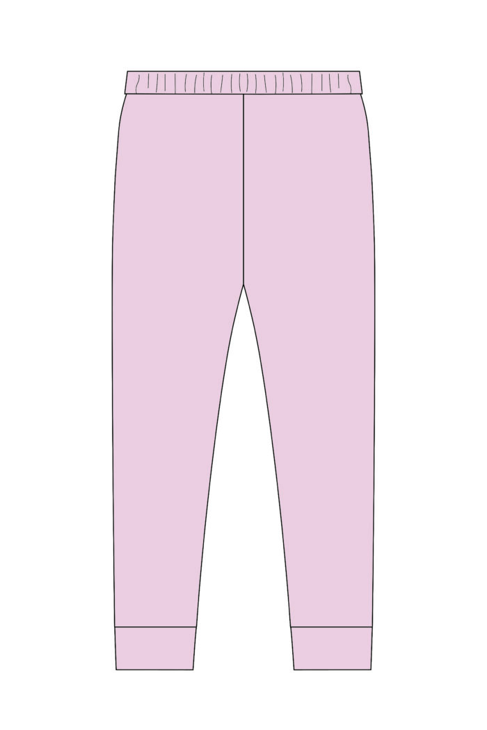 Custom Rib Cuff Cotton Kids Joggers