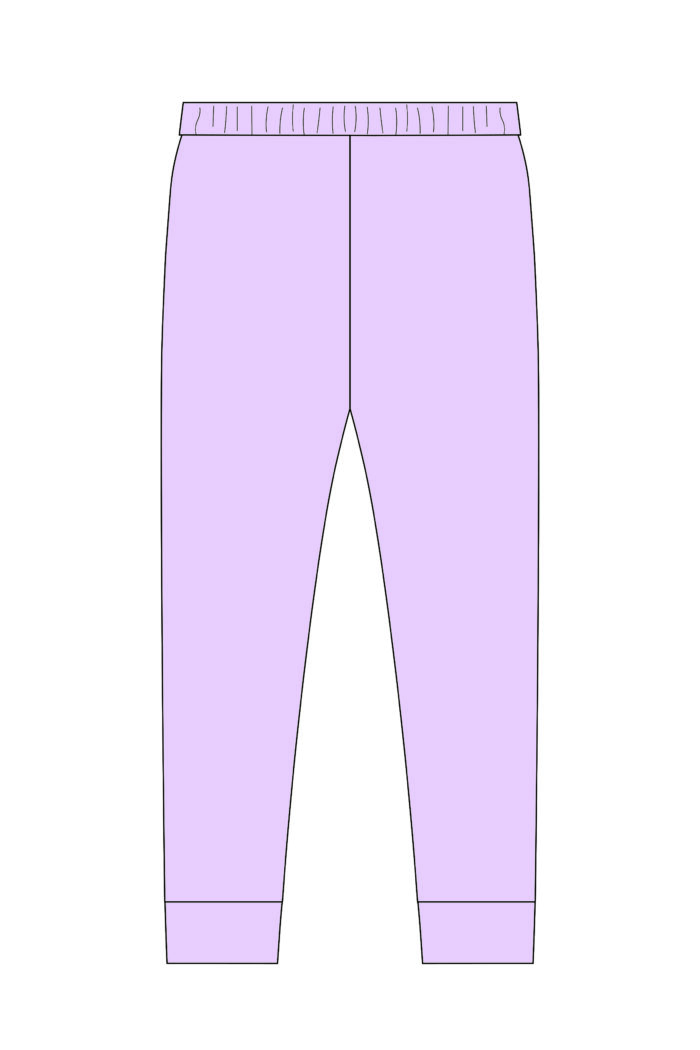 Custom Rib Cuff Cotton Kids Joggers