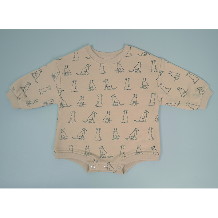 Customized Baby Rompers With Snap Button