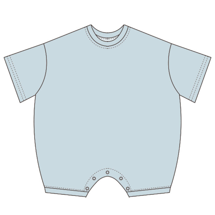 Short Sleeve Loose Fit Baby Jumpsuits