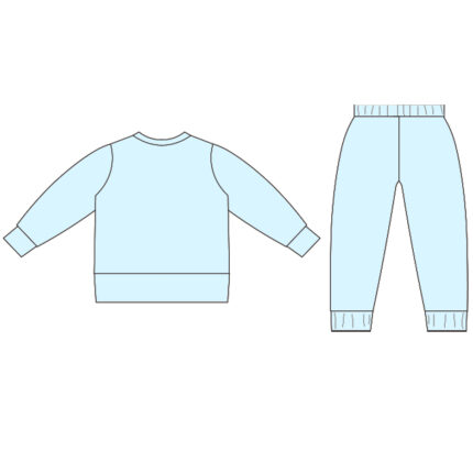 Kids Long Sleeve Sweatshirt Jogger Sets