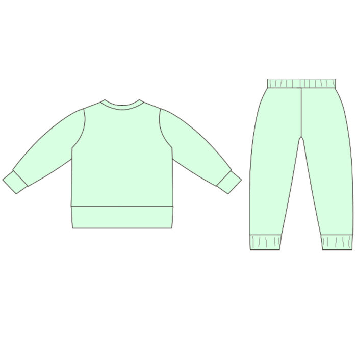 Kids Long Sleeve Sweatshirt Jogger Sets