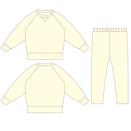 Kids Long Sleeve Loungewear Sets