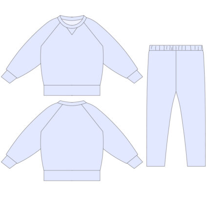 Kids Long Sleeve Loungewear Sets