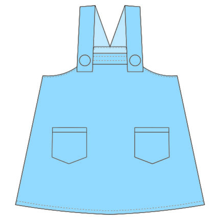 Customized Summer Front Pocket Kids Overalls