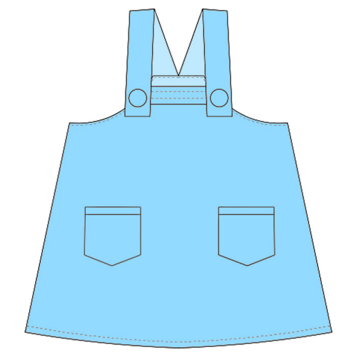 Customized Summer Front Pocket Kids Overalls