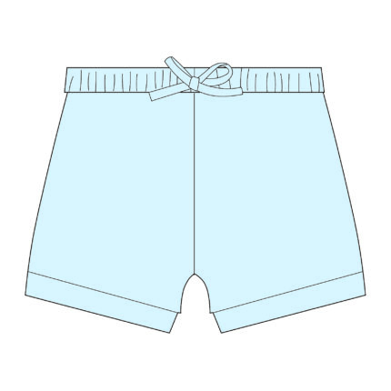 Kid Boys Simple Bow Tie Shorts