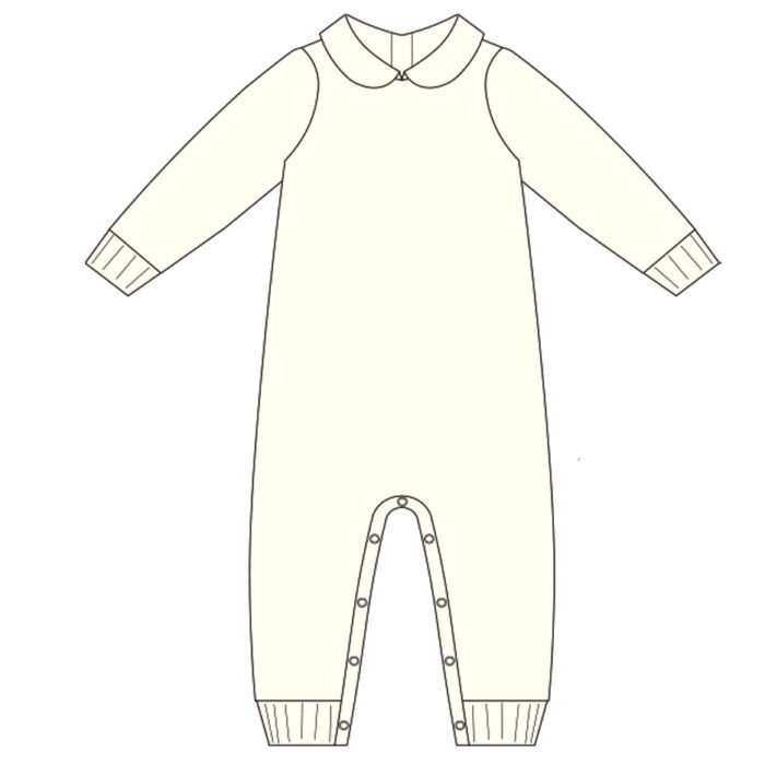 Custom Long-sleeved baby bodysuit