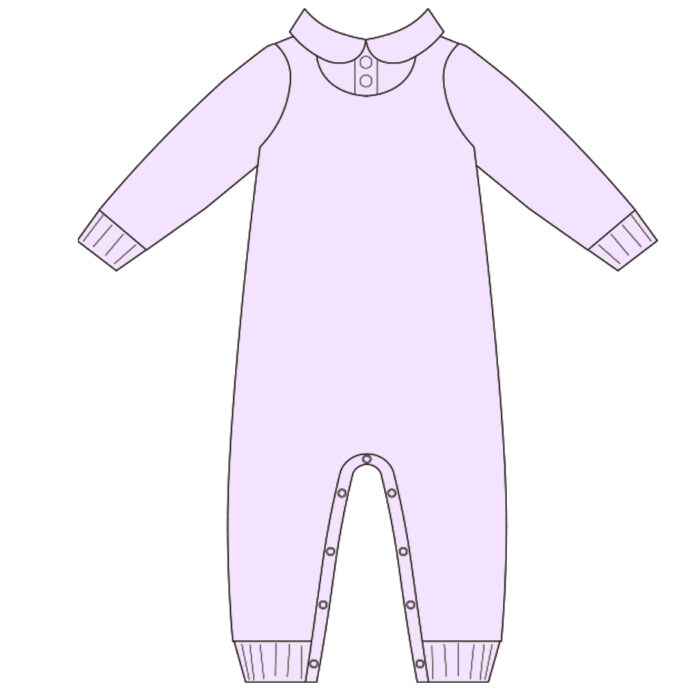 Custom Long-sleeved baby bodysuit