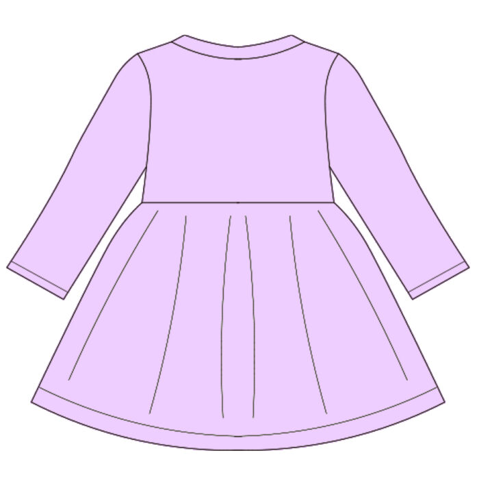 Custom Baby Long Sleeve Button Dress