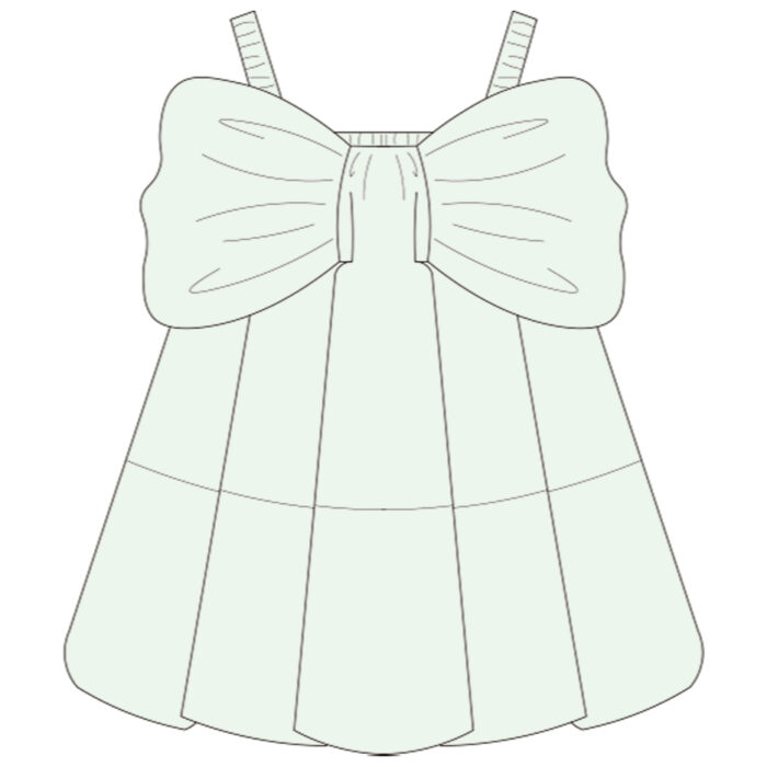 B2B Wholesale Baby Girl Bow Dress
