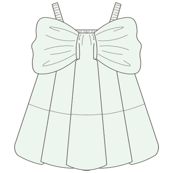 B2B Wholesale Baby Girl Bow Dress