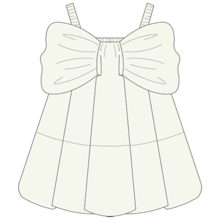 B2B Wholesale Baby Girl Bow Dress