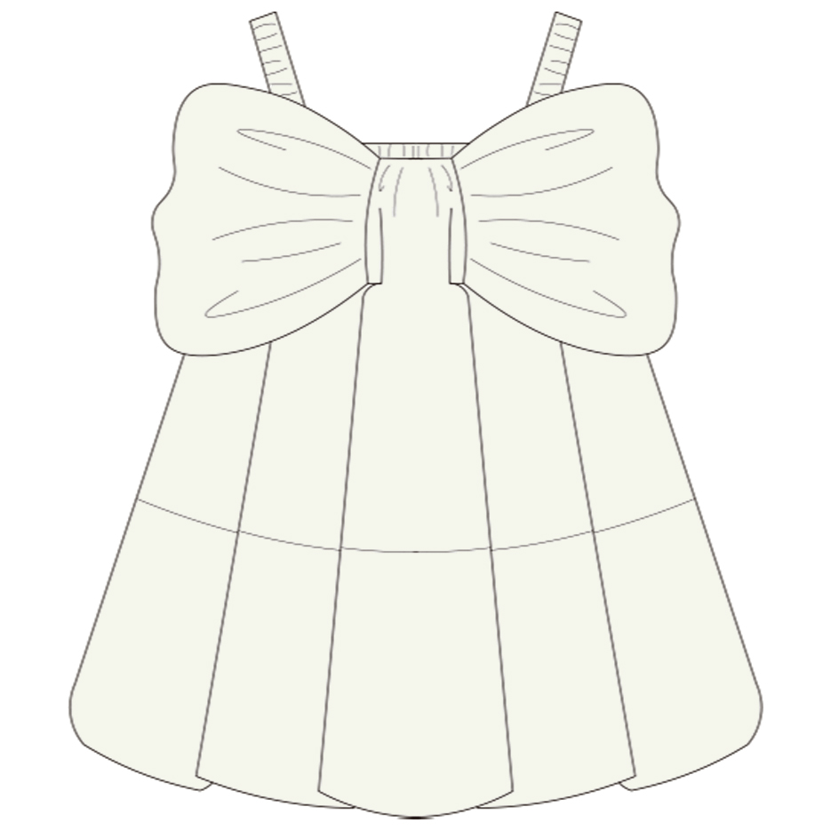 B2B Wholesale Baby Girl Bow Dress