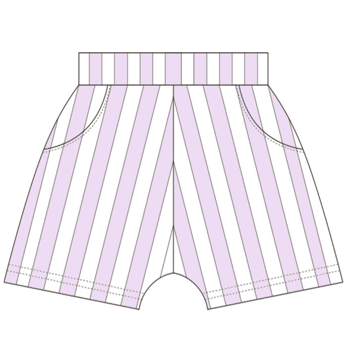 Custom Kids’ Striped Shorts